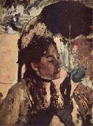 Edgar Degas In den Tuilerien: Frau mit Sonnenschirm Germany oil painting artist